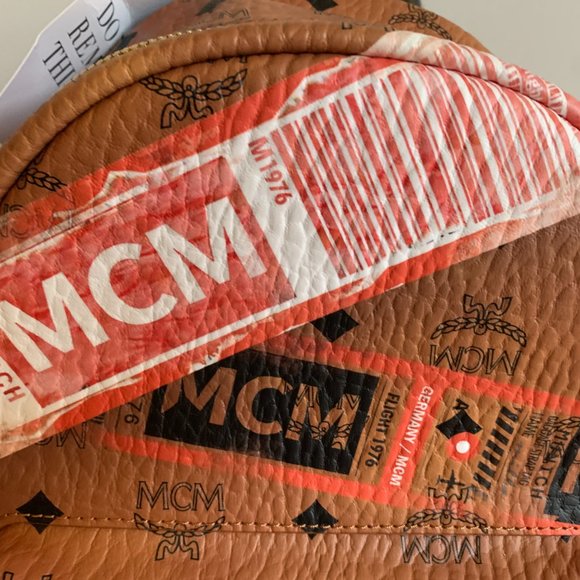 MCM Bags Nwt Mcm Stark Flight Print Visetos Backpack W Cert Of